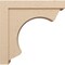 Ekena Millwork 8"W x 32"D x 32"H Thin Emerson Rough Cedar Woodgrain TimberThane Corbel, Primed Tan CORUR08X32X32EMRRCPR - alternate 3